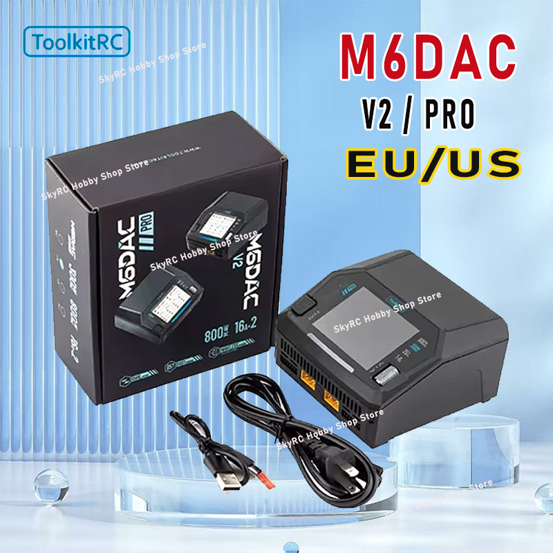 Toolkitrc M6Dac Smart Charger - ToolkitRC M6DAC V2/Pro Dual Channel Smart
