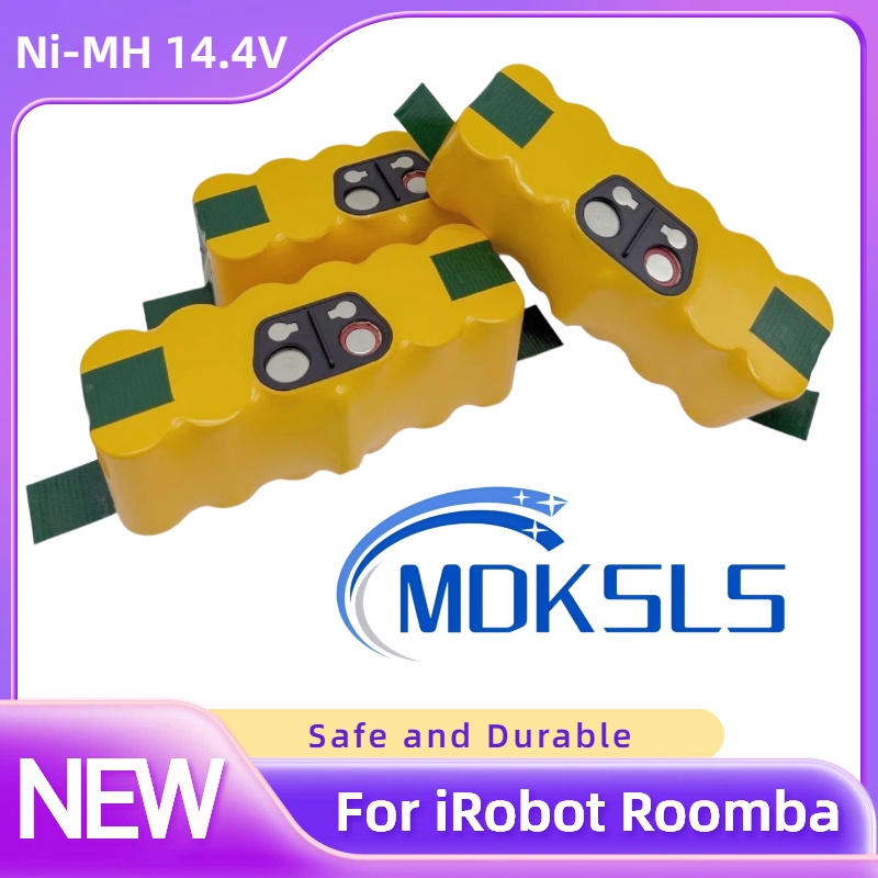 4S Lipo Battery 14.8V 6000Mah - Battery For IRobot Roomba 5000mAh 14.4V