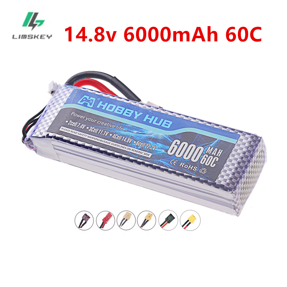 4S Lipo Battery 14.8V 6000Mah - 6000mAh Lipo 14.8V Battery 4S 6000mah