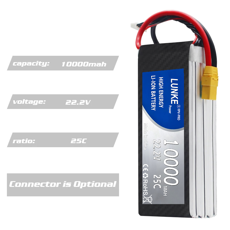 Batterie  Lipo 2S 3S 4s 5s 6s  - 6S Lipo Battery 22.2V 5000Mah ulasan dan harga