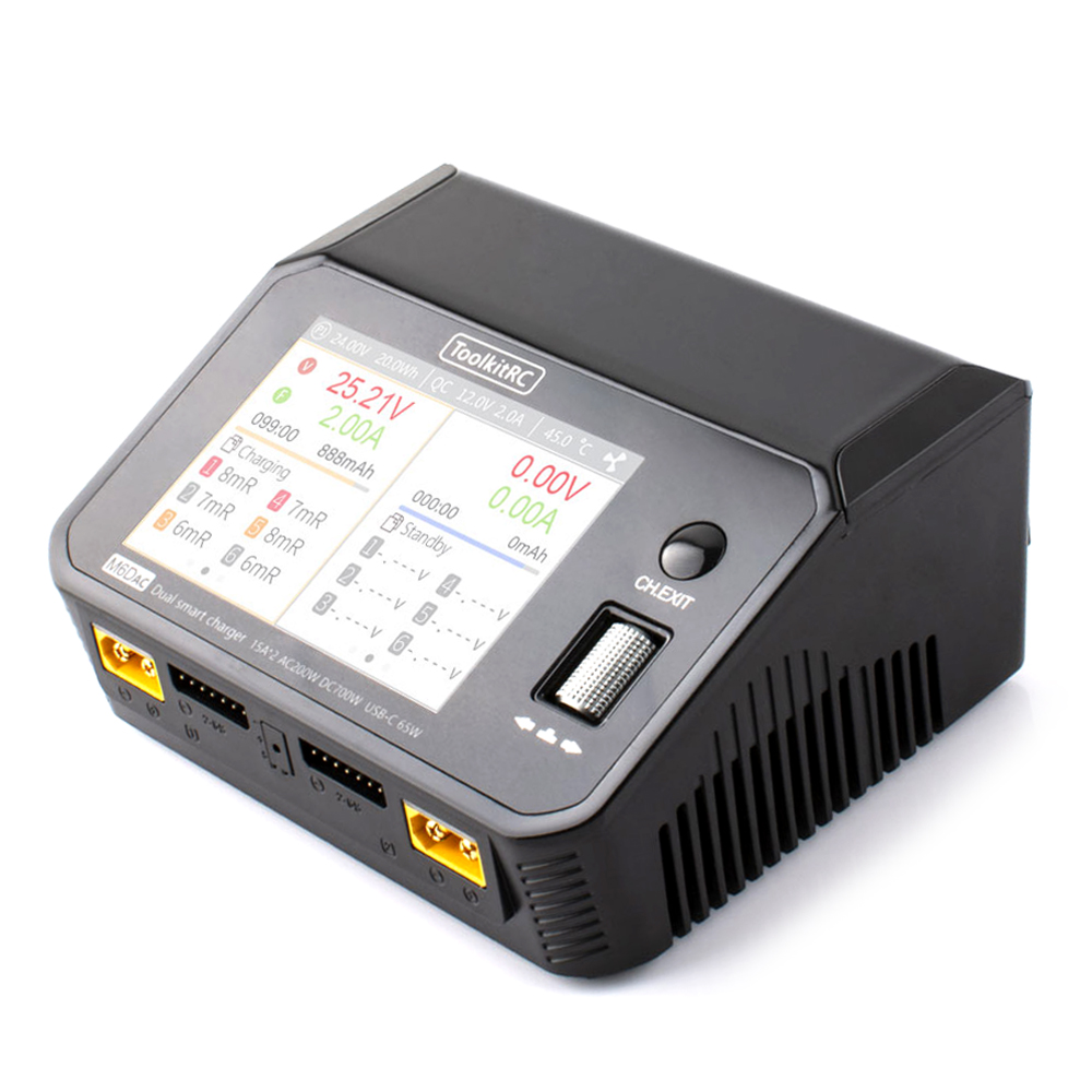 ToolkitRC M6DAC Dual Channel S - Toolkitrc M6Dac Smart Charger ulasan dan harga