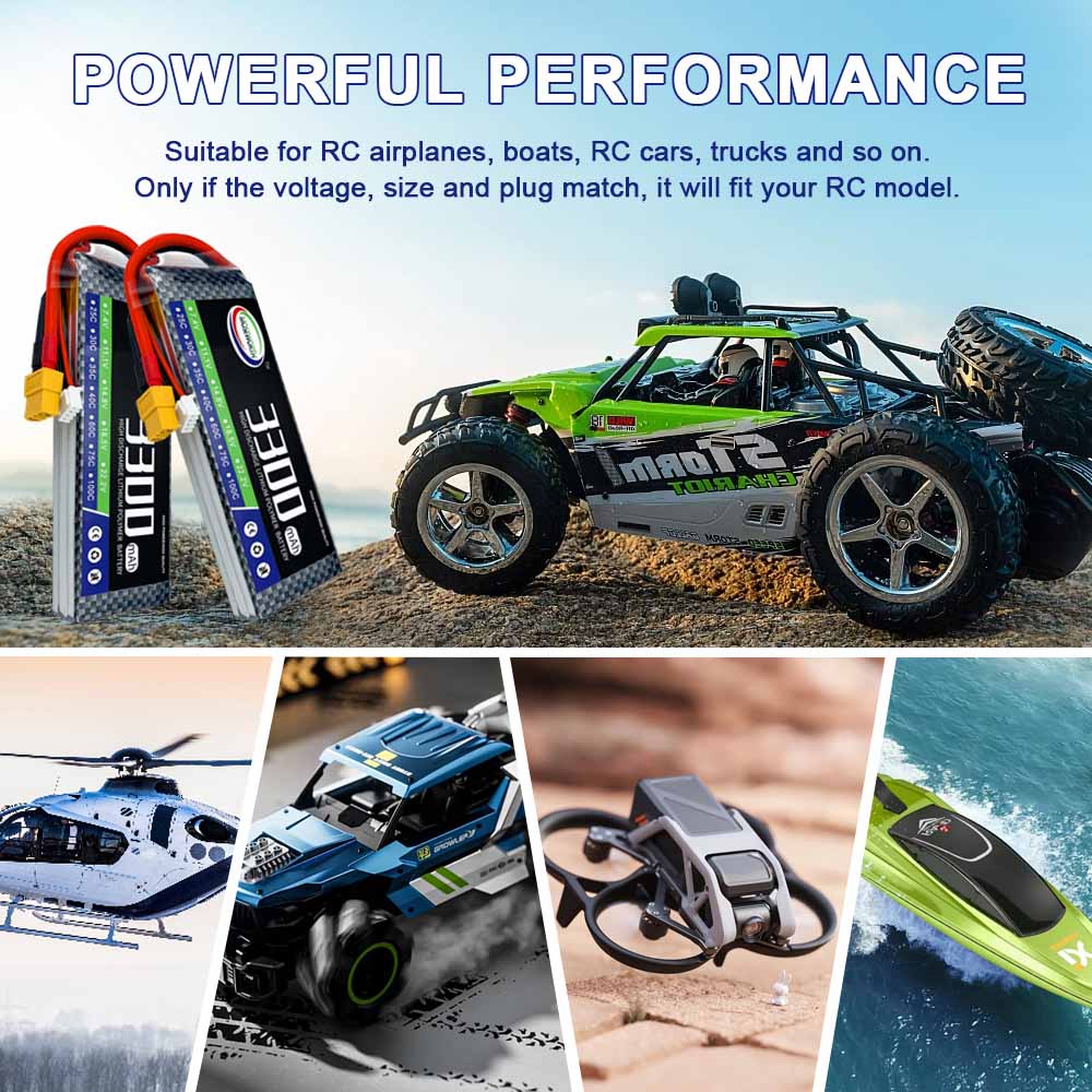 RC Lipo Battery 2S 3S 4S 5S 6S - 6S Lipo Battery 22.2V 5000Mah ulasan dan harga