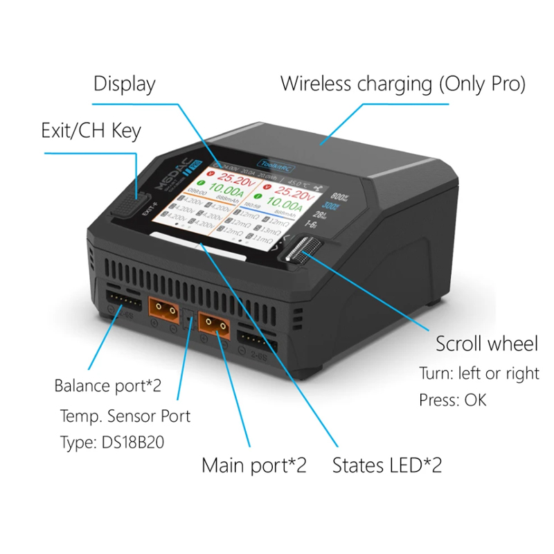 ToolkitRC M6DAC V2 Pro Dual Ch - Toolkitrc M6Dac Smart Charger ulasan dan harga