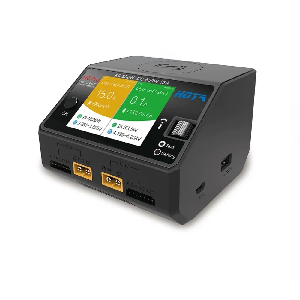HOTA D6 Pro 200W AC/650W DC Du - Hota D6 Pro Dual Lipo Charger ulasan dan harga