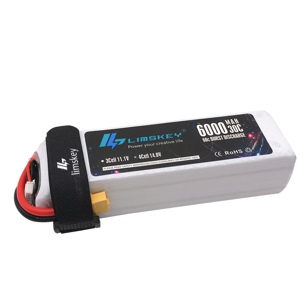 Lismkey 14.8V 6000mAh 30C Burs - 4S Lipo Battery 14.8V 6000Mah ulasan dan harga