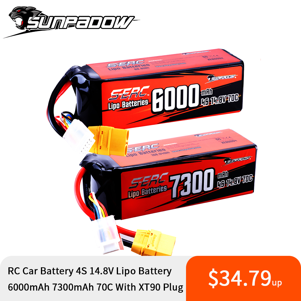 Sunpadow 4S Lipo Battery for 6 - 4S Lipo Battery 14.8V 6000Mah ulasan dan harga