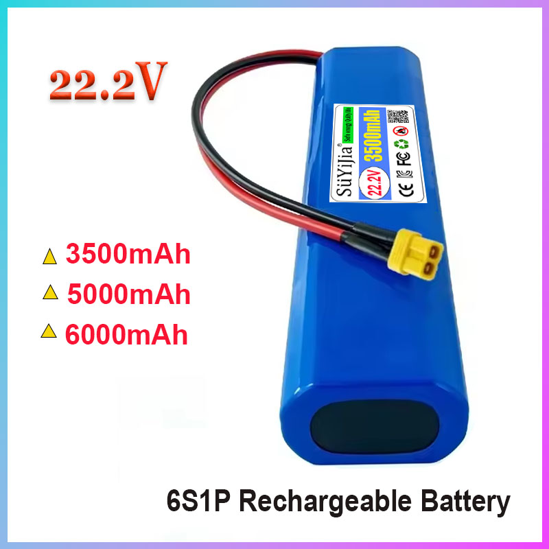 High-Capacity 6S1P 22.2V 5000m - 6S Lipo Battery 22.2V 5000Mah ulasan dan harga