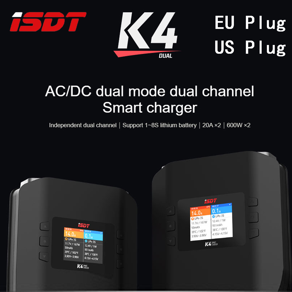 ISDT K4 1~8S Lithium Battery S - Isdt K4 Dual Lipo Charger ulasan dan harga