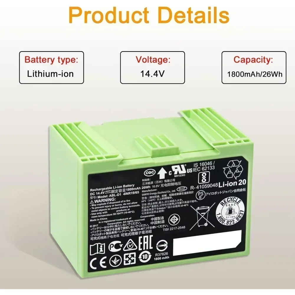 Rechargeable 14.4V 5000mAh Bat - 4S Lipo Battery 14.8V 6000Mah ulasan dan harga