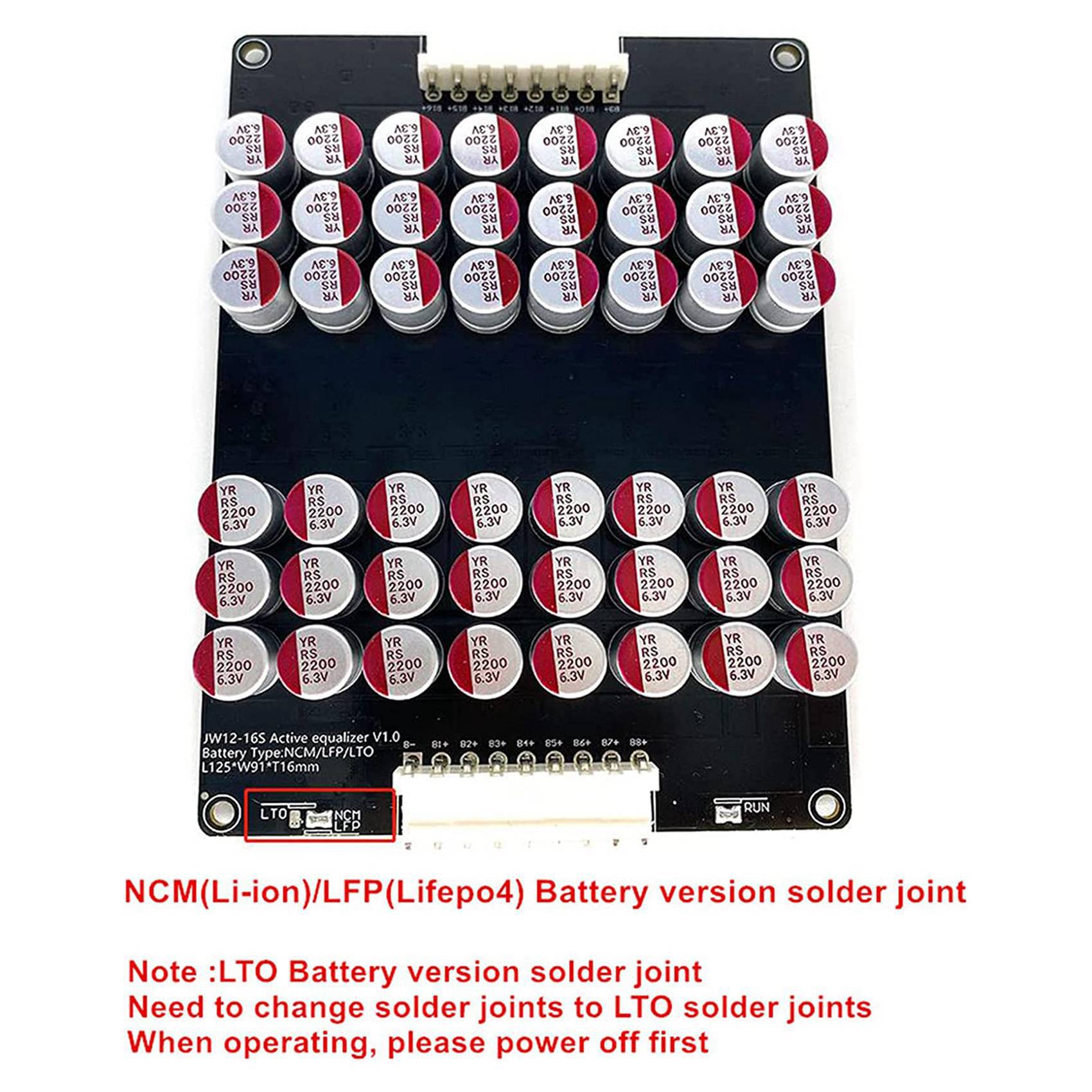 ABZZ-2X 12S 13S 14S 15S 16S Ac - 12S Lipo Battery Balancing Board ulasan dan harga