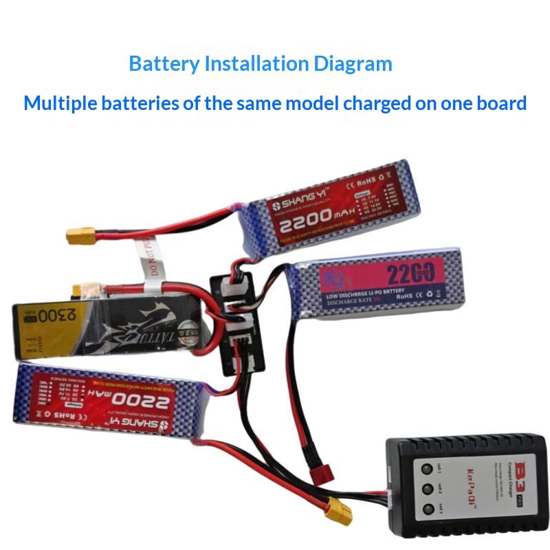 1 Set RC Battery Charger B6AC  - 12S Lipo Battery Balancing Board ulasan dan harga