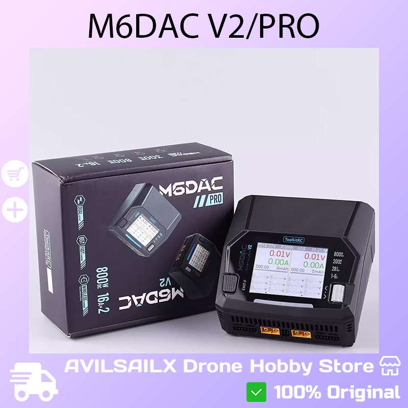 ToolkitRC M6DAC V2 / Pro Dual  - Toolkitrc M6Dac Smart Charger ulasan dan harga