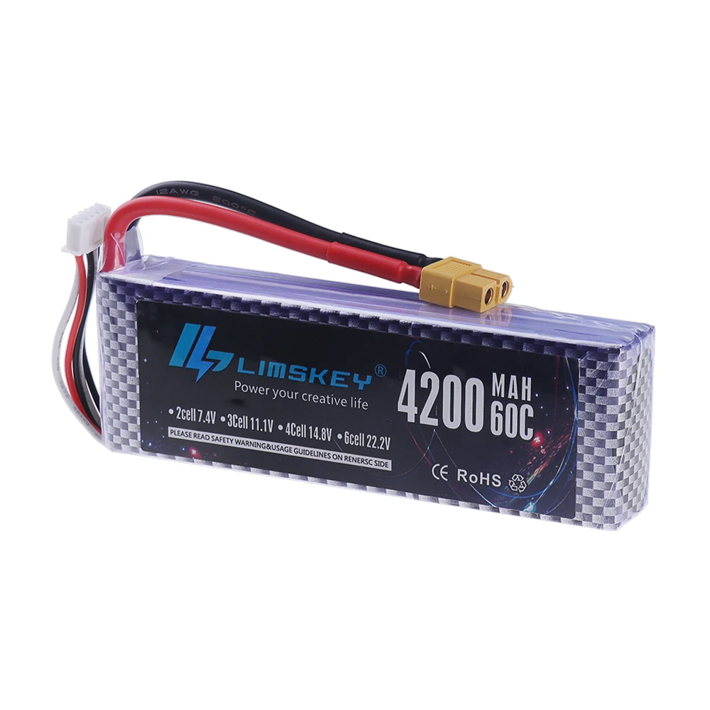60C Lipo Battery 14.8V 4S 1500 - 4S Lipo Battery 14.8V 6000Mah ulasan dan harga