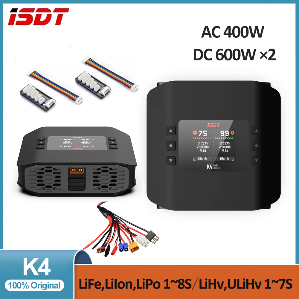ISDT K4 1~8S Lithium Battery S - Isdt K4 Dual Lipo Charger ulasan dan harga