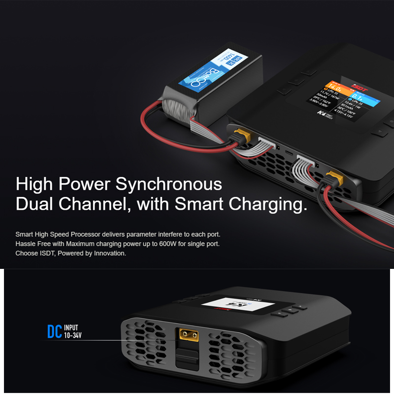 ISDT K4 1~8S Lithium Battery S - Isdt K4 Dual Lipo Charger ulasan dan harga