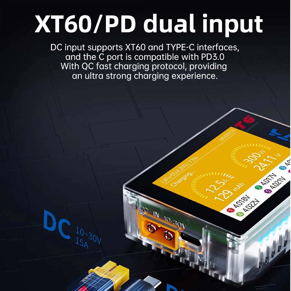 HOTA T6 Smart Charger  DC/PD D - Skyrc B6 Neo Smart Charger ulasan dan harga