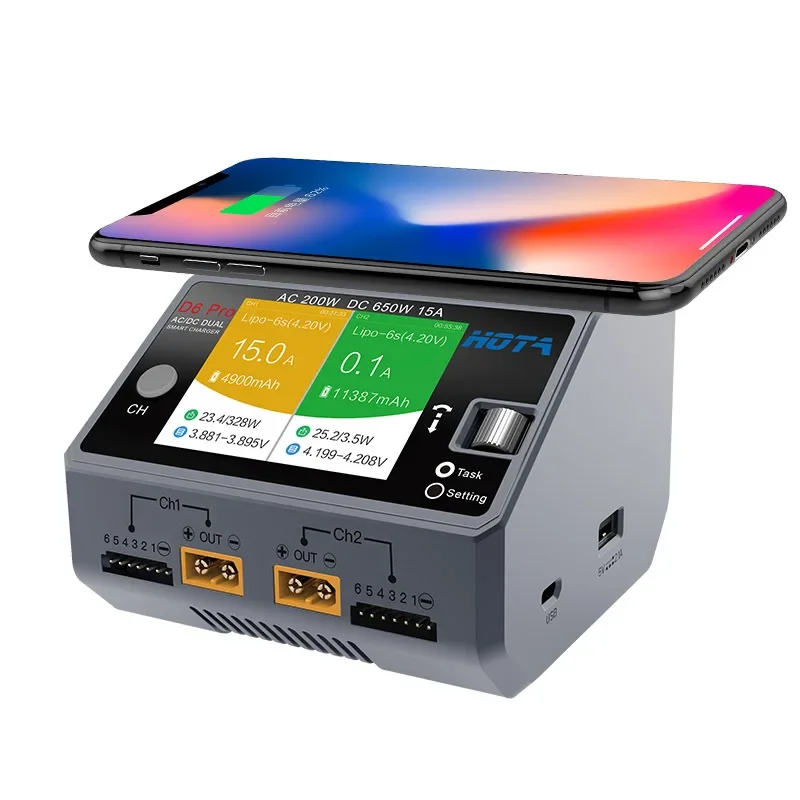 HOTA D6 Pro 650W Dual Channel  - Hota D6 Pro Dual Lipo Charger ulasan dan harga